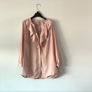 H & M blouse size 8 in Rose
